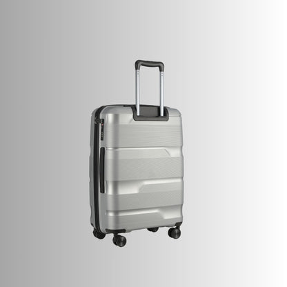 Sole Premise 24-inch Silver Hardcase Roller Luggage - AVBL MRKT (4)