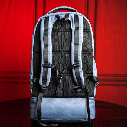 Sole Premise Baby Blue Leather Patented Carry-On Backpack (Only 300 Made) - AVBL MRKT (6)
