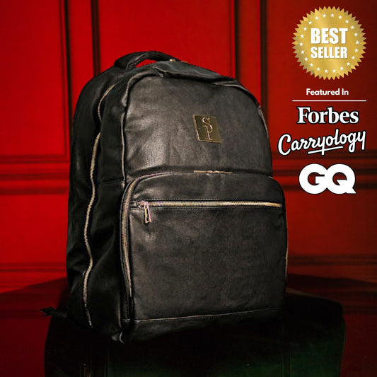 Sole Premise Black Leather Commuter Bag - AVBL MRKT (1)