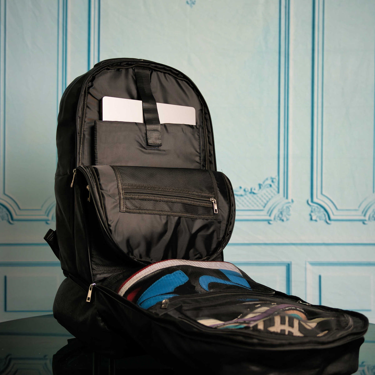Sole Premise Black Leather Patented Carry On Backpack (Only 300 Made) - AVBL MRKT (12)