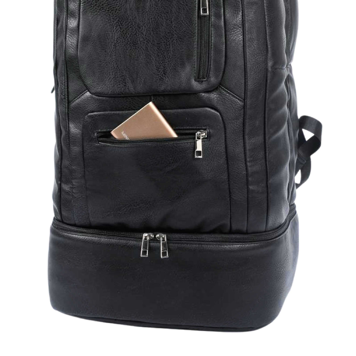 Sole Premise Black Leather Patented Carry On Backpack (Only 300 Made) - AVBL MRKT (16)