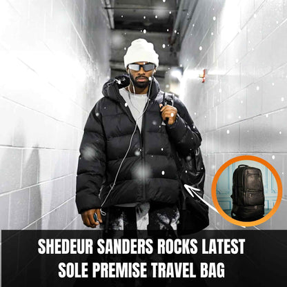 Sole Premise Black Leather Patented Carry On Backpack (Only 300 Made) - AVBL MRKT (2)