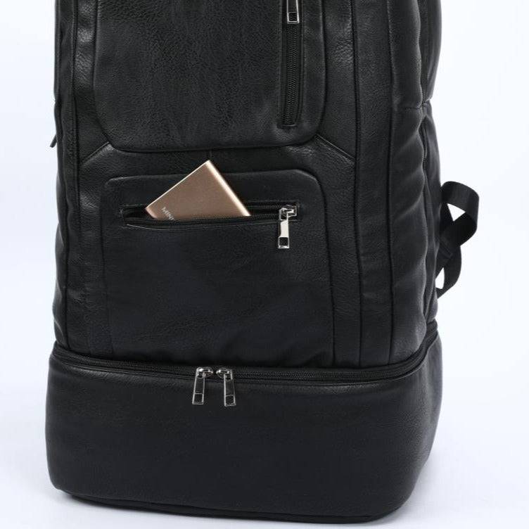Sole Premise Black Leather Patented Carry-on Bag (XL Design) (Only 300 Made) - AVBL MRKT (13)