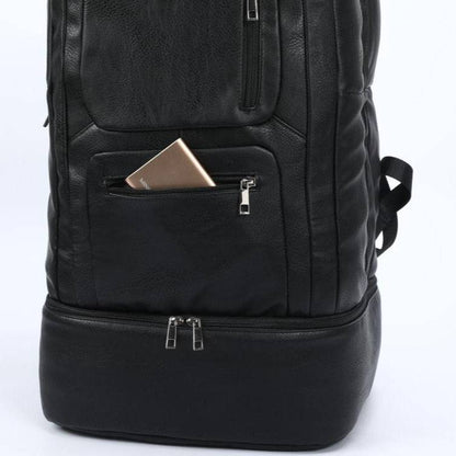 Sole Premise Black Leather Patented Carry-on Bag (XL Design) (Only 300 Made) - AVBL MRKT (13)