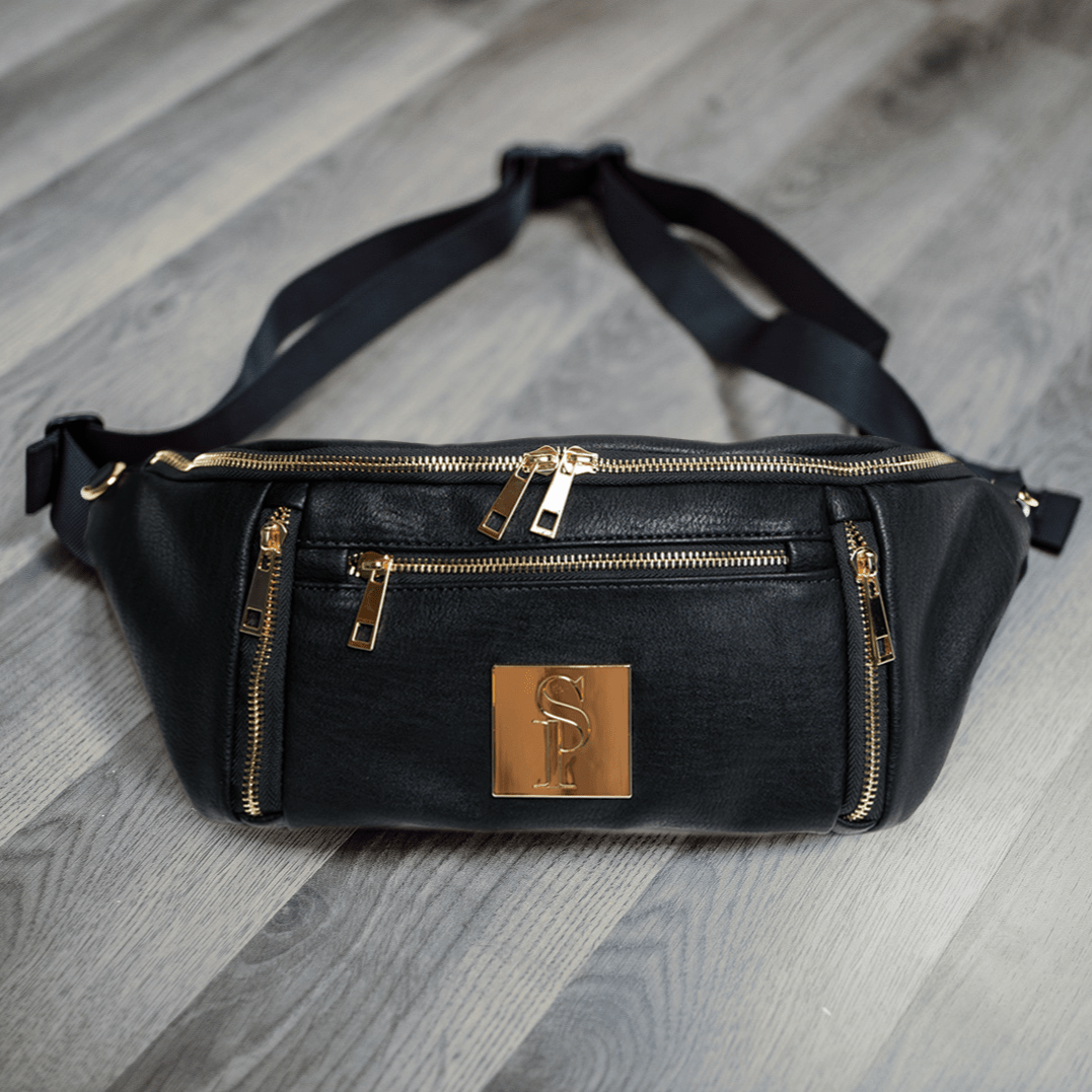 Sole Premise Black Leather Sling Bag - AVBL MRKT (1)