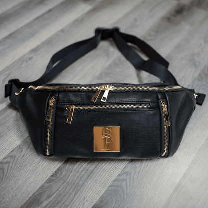 Sole Premise Black Leather Sling Bag - AVBL MRKT (1)