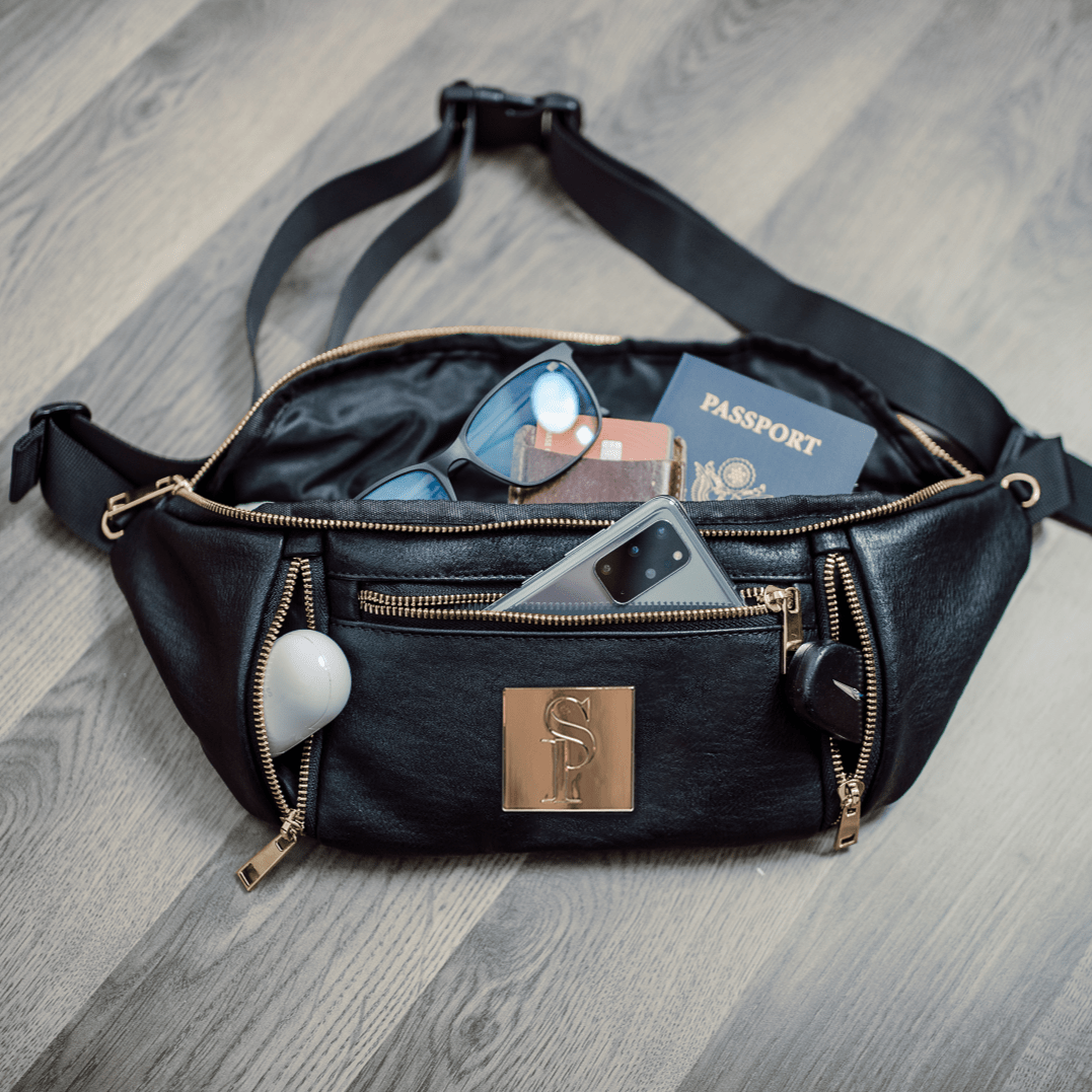 Sole Premise Black Leather Sling Bag - AVBL MRKT (3)