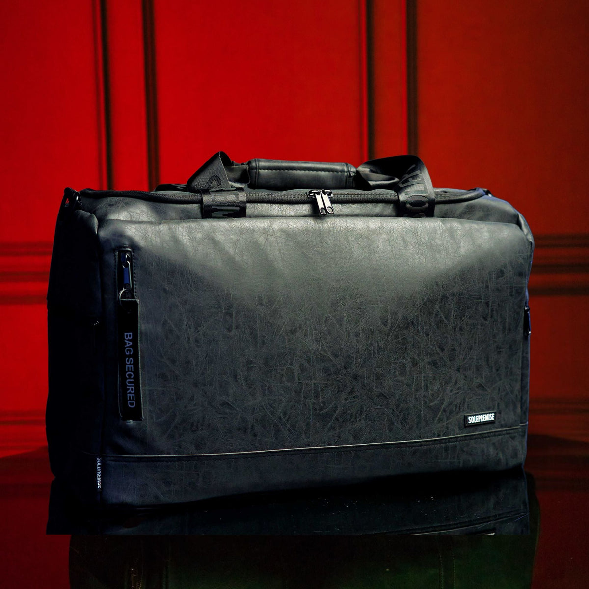 Sole Premise Black Leather Sneaker Duffle - AVBL MRKT (8)