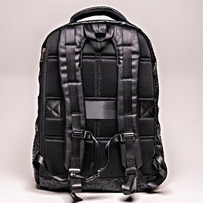 Sole Premise Black Monogram Leather Commuter Bag - AVBL MRKT (8)