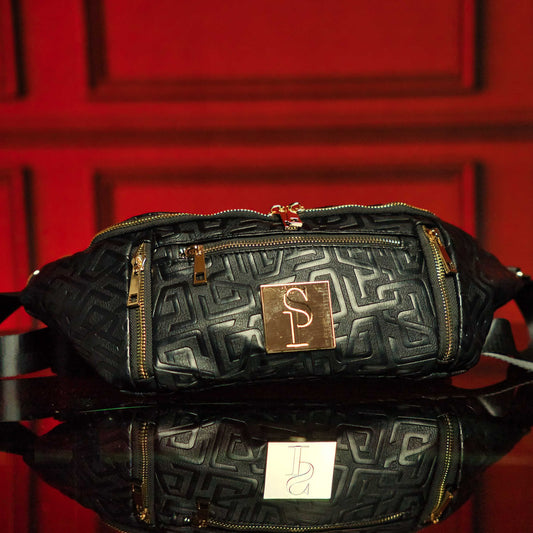 Sole Premise Black Monogram Leather Crossbody Bag - AVBL MRKT (1)