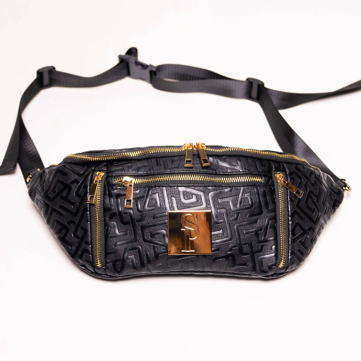 Sole Premise Black Monogram Leather Crossbody Bag - AVBL MRKT (3)