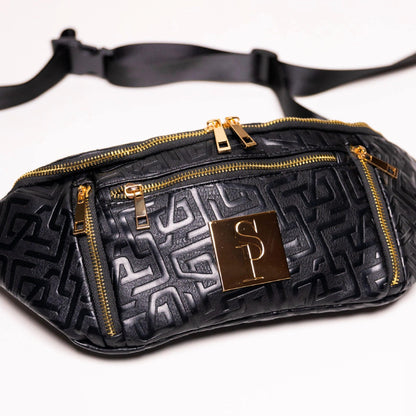 Sole Premise Black Monogram Leather Crossbody Bag - AVBL MRKT (4)