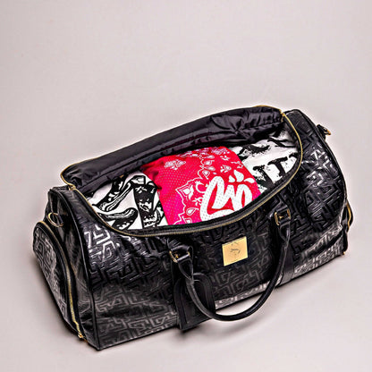 Sole Premise Black Monogram Leather Duffle Bag (150 Made) - AVBL MRKT (7)