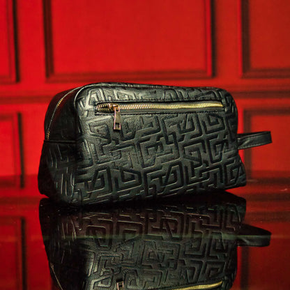 Sole Premise Black Monogram Leather Toiletry Bag - AVBL MRKT (2)
