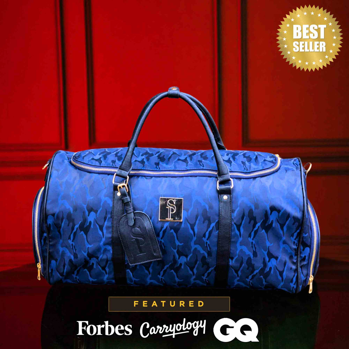Sole Premise Blue Camo Weekender Duffle Bag - AVBL MRKT (1)