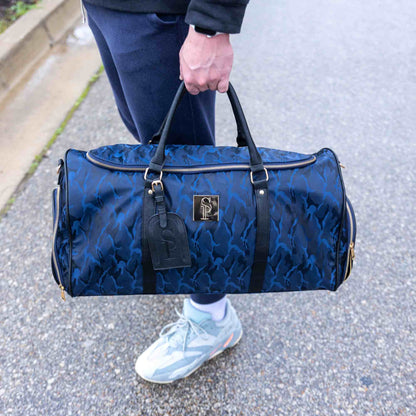Sole Premise Blue Camo Weekender Duffle Bag - AVBL MRKT (2)
