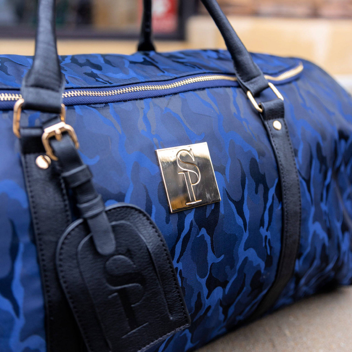 Sole Premise Blue Camo Weekender Duffle Bag - AVBL MRKT (6)
