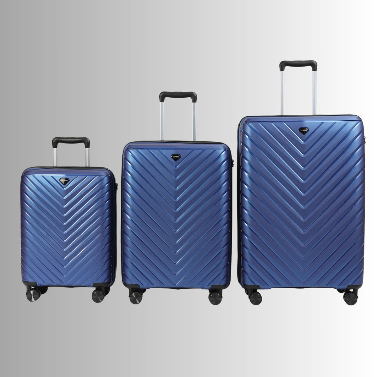 Sole Premise Blue Hardcase Roller Luggage Set (28', 24' and 20') - AVBL MRKT (2)