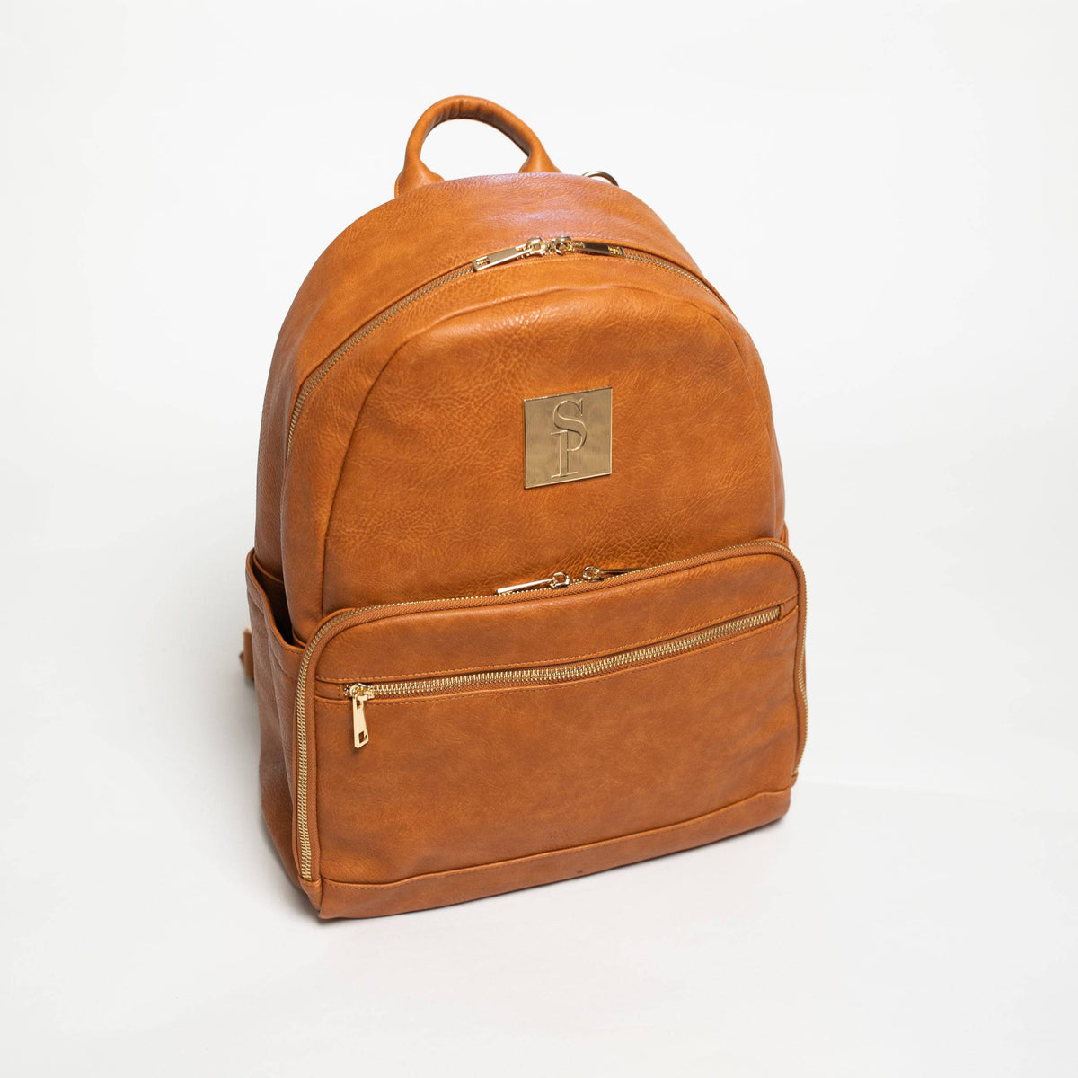 Sole Premise Brown Leather Carrier Backpack - AVBL MRKT (2)