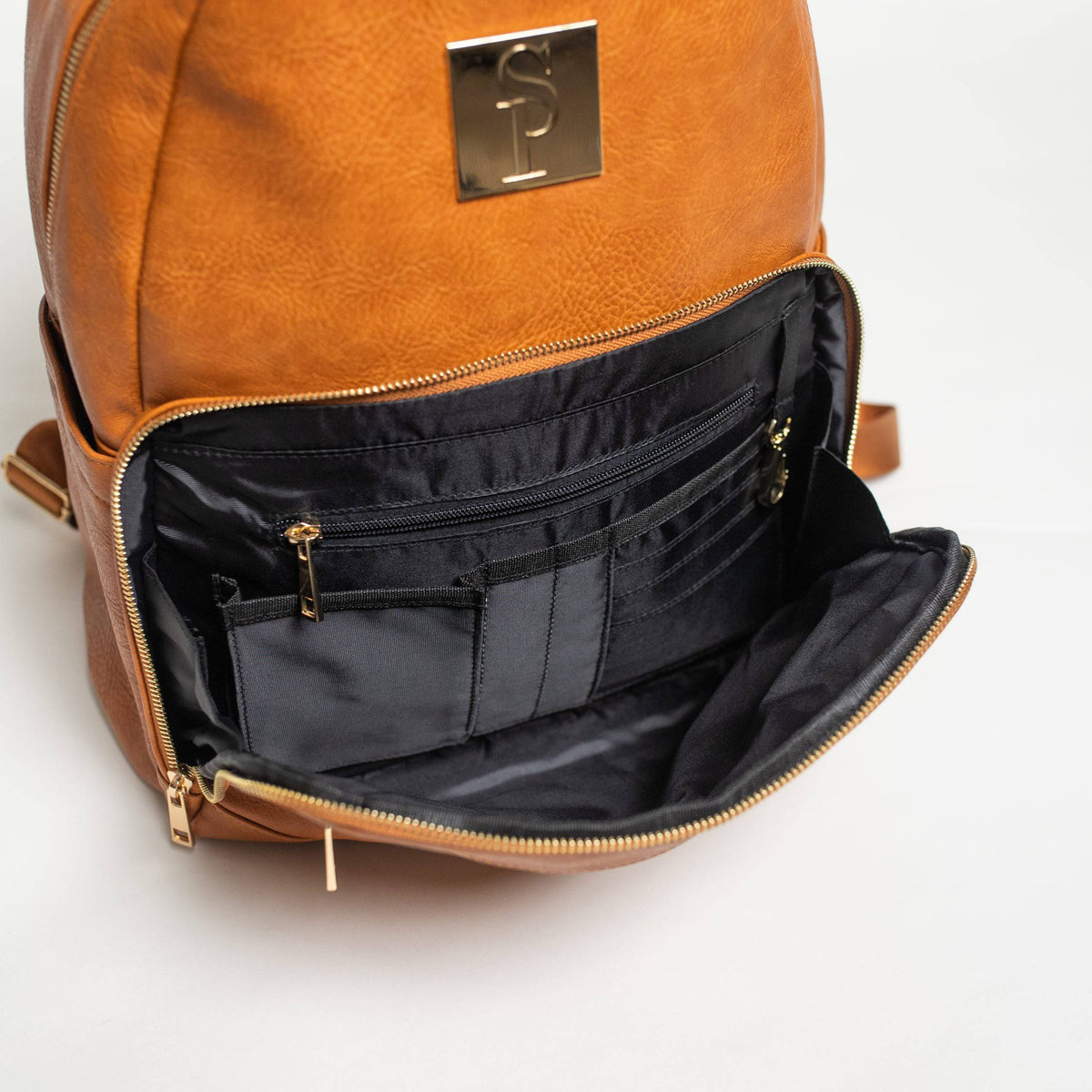 Sole Premise Brown Leather Carrier Backpack - AVBL MRKT (3)
