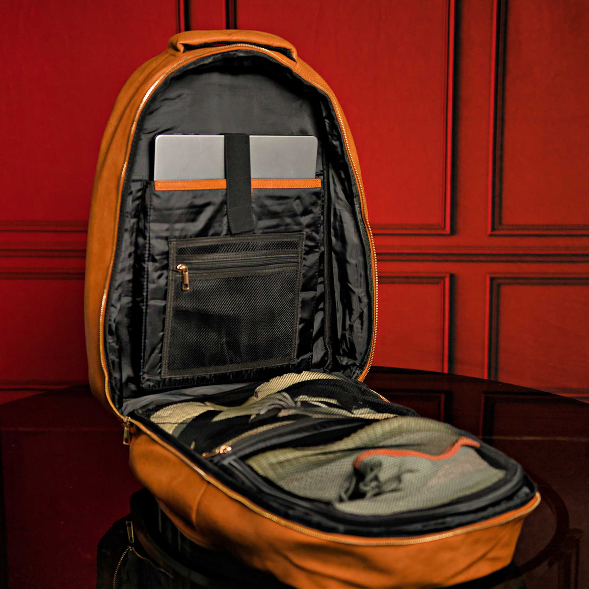 Sole Premise Brown Leather Commuter Bag - AVBL MRKT (2)