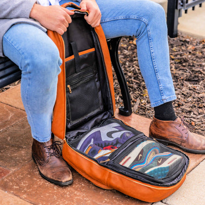 Sole Premise Brown Leather Commuter Bag - AVBL MRKT (6)