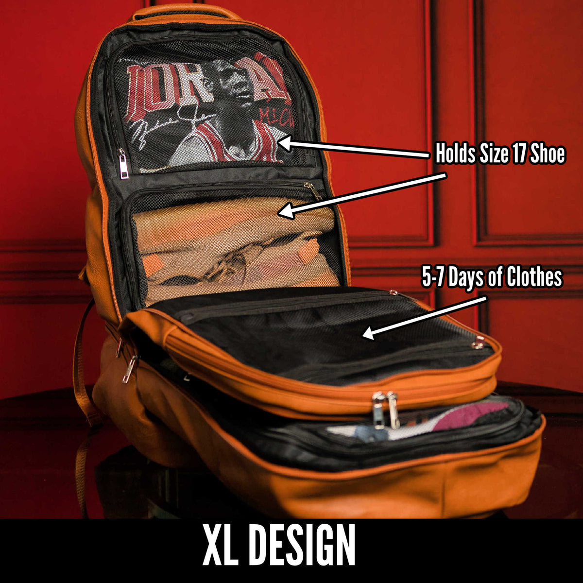 Sole Premise Brown Leather Patented Carry-on Bag (XL Design) (Only 300 Made) - AVBL MRKT (2)