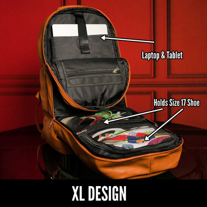 Sole Premise Brown Leather Patented Carry-on Bag (XL Design) (Only 300 Made) - AVBL MRKT (4)