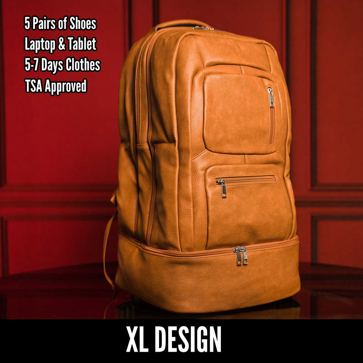 Sole Premise Brown Leather Patented Carry-on Bag (XL Design) (Only 300 Made) - AVBL MRKT (7)