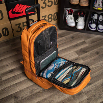 Sole Premise Brown Leather Roller Bag Set - AVBL MRKT (9)