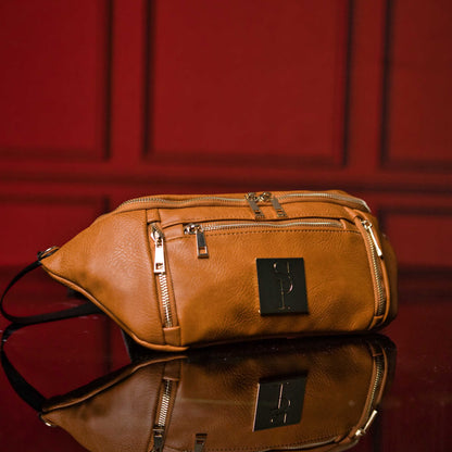 Sole Premise Brown Luciano Leather Sling Bag - AVBL MRKT (1)