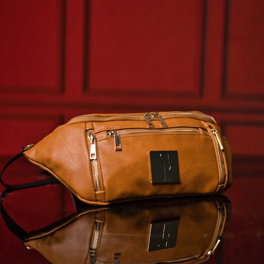 Sole Premise Brown Luciano Leather Sling Bag - AVBL MRKT (1)