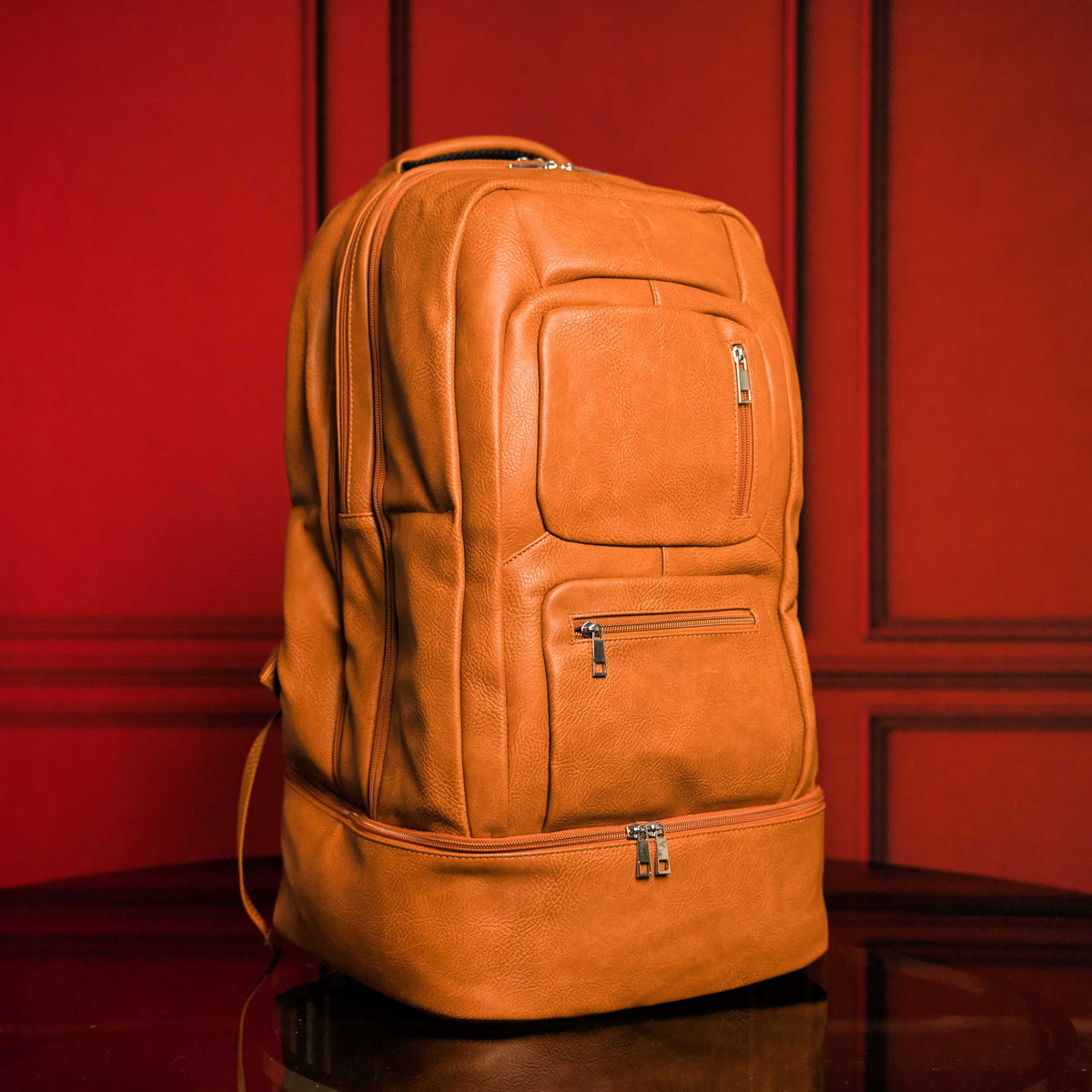 Sole Premise Brown Tumbled Leather 3 Bag Set - AVBL MRKT (4)