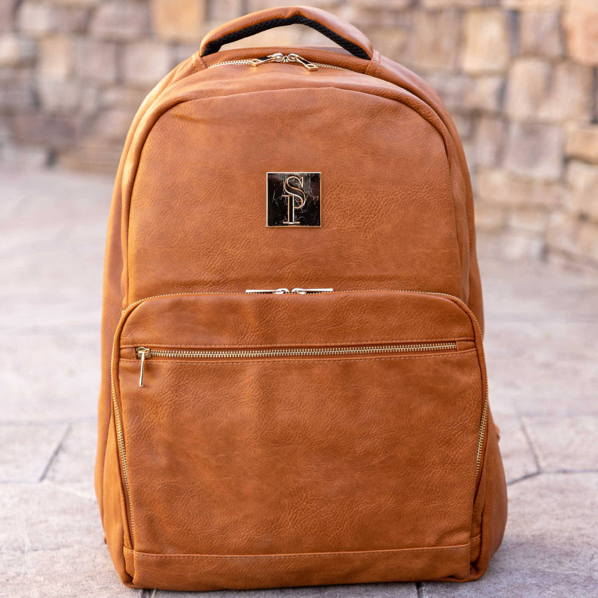 Sole Premise Brown Tumbled Leather 3 Bag Set - AVBL MRKT (9)
