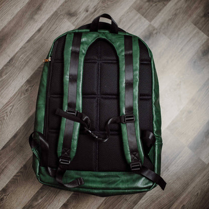 Sole Premise Emerald Green Leather Commuter Bag (XL Design) - AVBL MRKT (9)