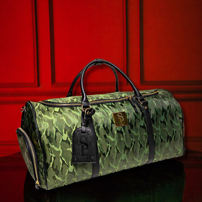 Sole Premise Green Camo Weekender Duffle Bag - AVBL MRKT (1)