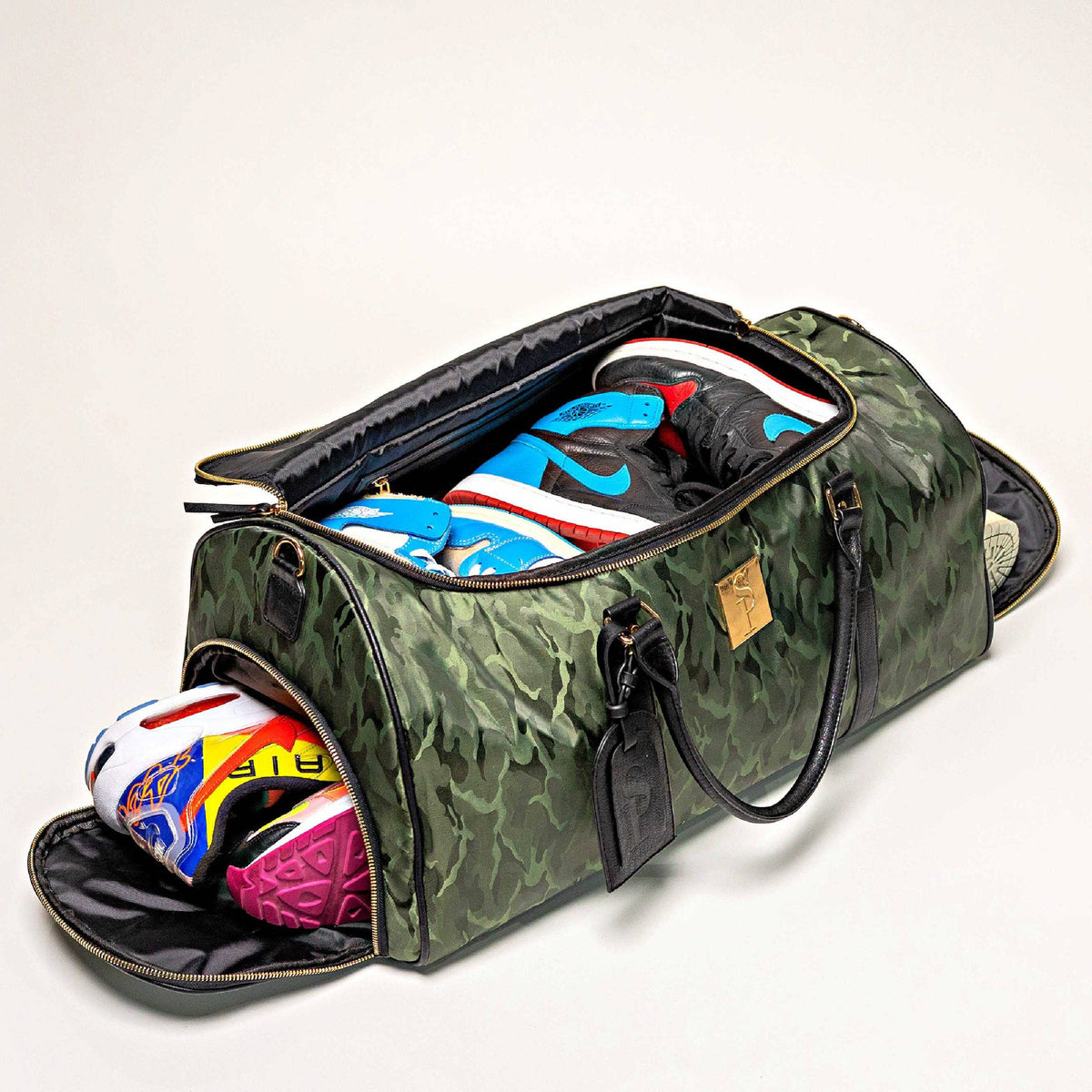 Sole Premise Green Camo Weekender Duffle Bag - AVBL MRKT (5)