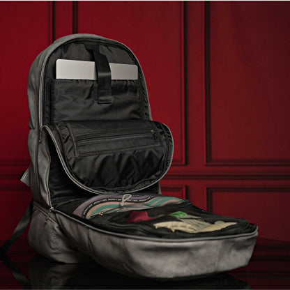 Sole Premise Grey Leather Carry-On Patented Backpack (Only 300 Made) - AVBL MRKT (3)