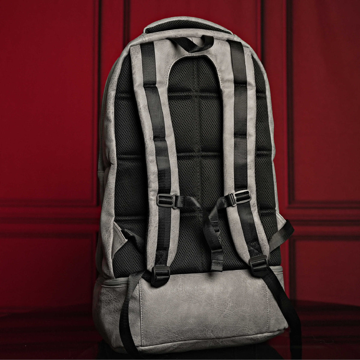 Sole Premise Grey Leather Carry-On Patented Backpack (Only 300 Made) - AVBL MRKT (5)
