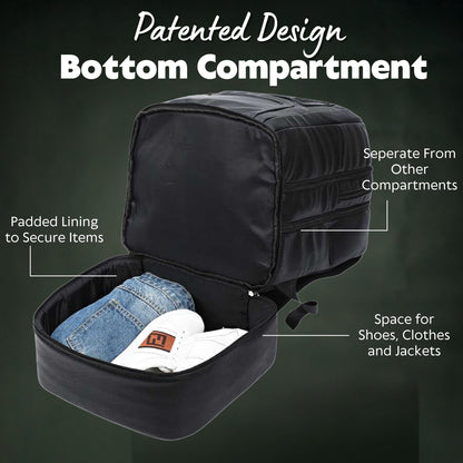 Sole Premise Grey Leather Carry-On Patented Backpack (Only 300 Made) - AVBL MRKT (6)