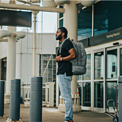 Sole Premise Grey Leather Carry-On Patented Backpack (Only 300 Made) - AVBL MRKT (7)