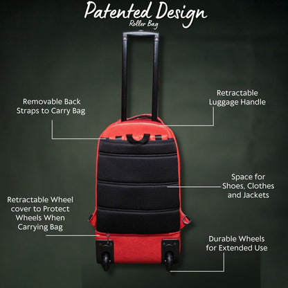 Sole Premise Grey Leather Carry-On Roller Bag (Only 150 Made) - AVBL MRKT (8)