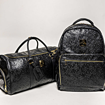 Sole Premise Monogram Leather 2 Bag Set (Commuter and Duffle) - AVBL MRKT (5)