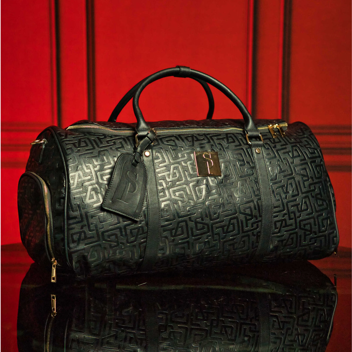 Sole Premise Monogram Leather 3 Bag Set (Signature Backpack, Commuter and Duffle Bag) - AVBL MRKT (9)