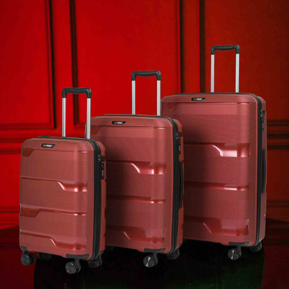Sole Premise Red Hardcase Roller Luggage Set (28', 24' and 20') - AVBL MRKT (9)