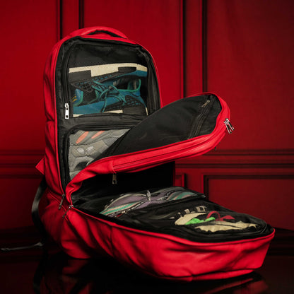 Sole Premise Red Leather Luxury Carry-On Patented Backpack (Only 300 Made) - AVBL MRKT (2)