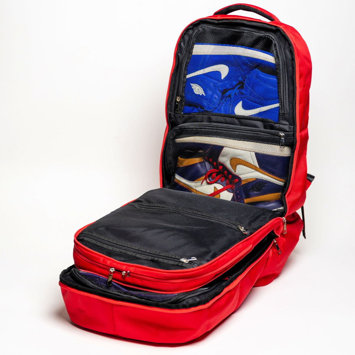 Sole Premise Red Polyester Carry-On Patented Backpack (Only 300 Made) - AVBL MRKT (2)
