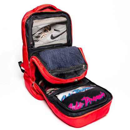 Sole Premise Red Polyester Carry-On Patented Backpack (Only 300 Made) - AVBL MRKT (4)