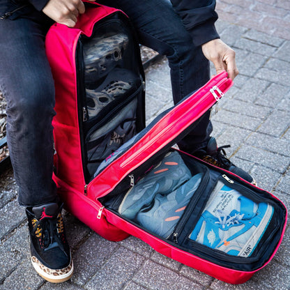 Sole Premise Red Polyester Carry-On Patented Backpack (Only 300 Made) - AVBL MRKT (5)