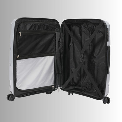 Sole Premise Silver Hardcase Roller Luggage Set (28', 24' and 20') - AVBL MRKT (6)